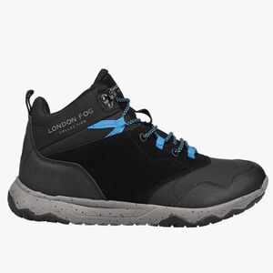 LONDON FOG Mens Isaac High Sneakers Shoes Black NWT AND BOX